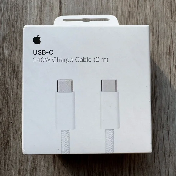 Apple USB-C Charge Cable 240 W 2M Length, Model: A2794, MYQT3AM/A - Picture 4 of 9
